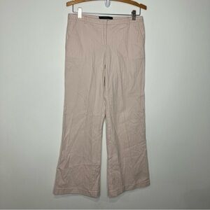 Express Editor pants textured‎ wide leg low rise light pink size 6